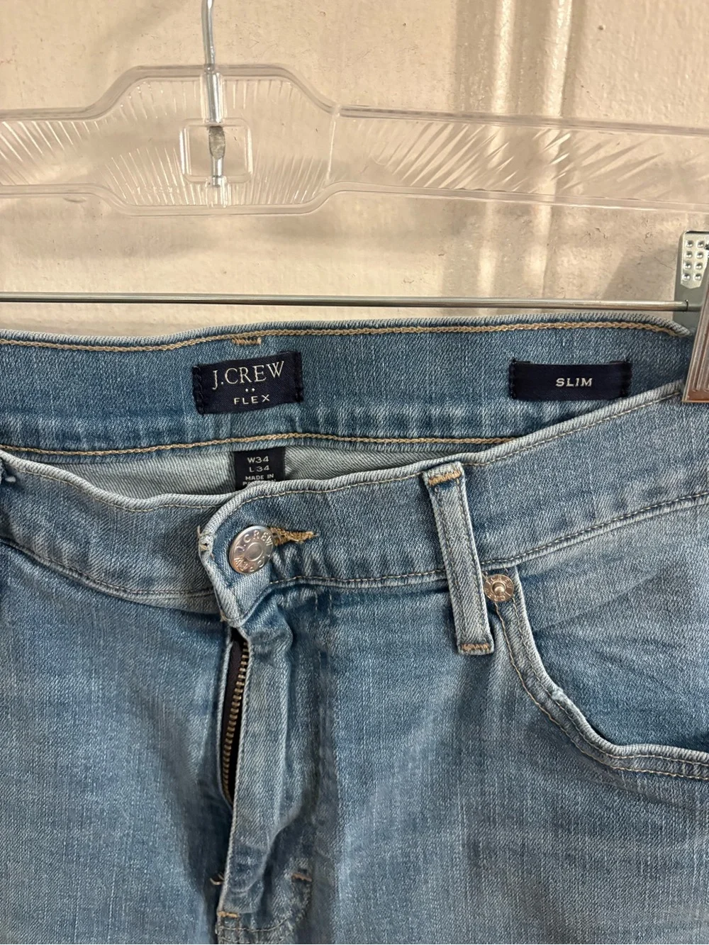 Light Blue Men's Slim Fit Jeans